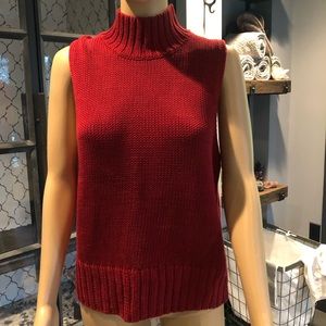 Ralph Lauren Sport sleeveless turtleneck sweater.